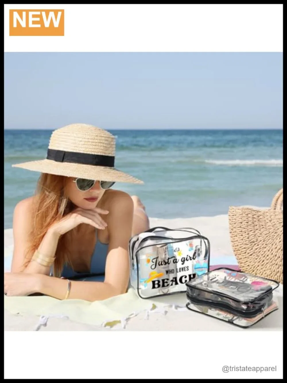 Set of 6 PVC Waterproof Cosmetic Bags Travel Toiletry Organizer Makeup Gift